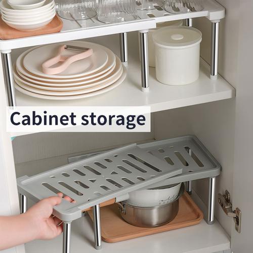 Étagère extensible pour placard de cuisine, étagère de rangement sous  évier, organisateur pour cuisine, salle de bains, couloir