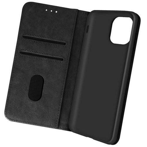 Housse Apple Iphone 13 Pro Clapet Portefeuille Fonction Support Vidéo Noir