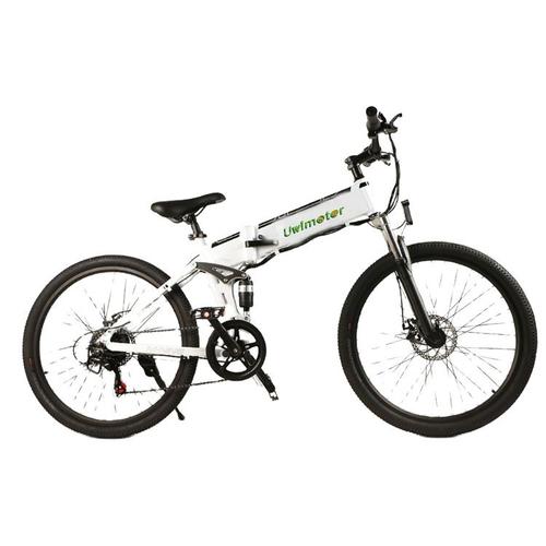 Vélo Électrique Ek-Lo26 Noir/Blanc 500w 48v 10ah Vitesse Maximale:30-50km/H - Uwimotor