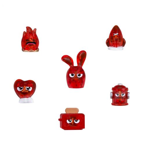 Hasbro Hanazuki - Pack 5 Trésors + 1 Mini Hemka Rouge