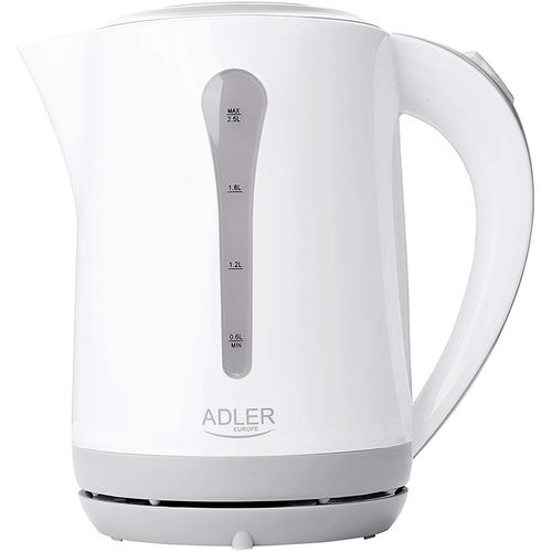 Bouilloire Électrique Sans Fil De 2,5l 2200w Gris Blanc