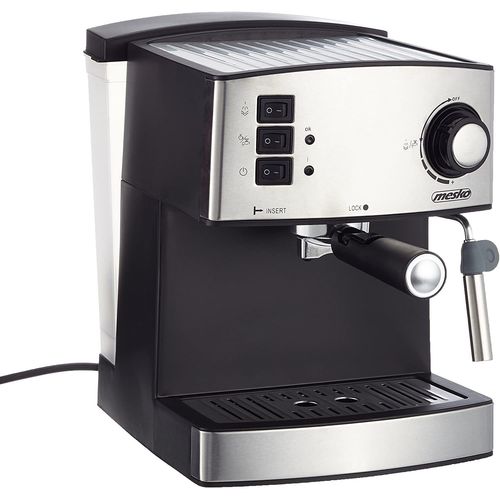 Machine À Expresso De 15 Bars 850w Gris Noir