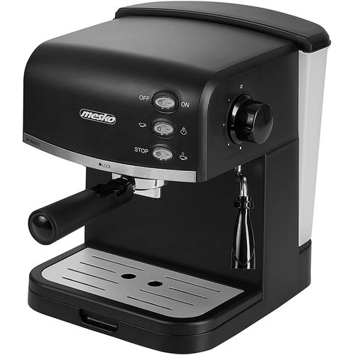 Machine À Expresso De 15 Bars 850w Gris Noir