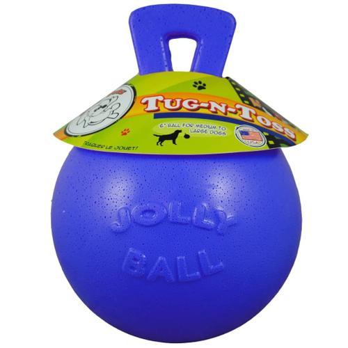 Jolly Pets Balle Pour Chiens Tug-N-Toss 10 Cm Bleu
