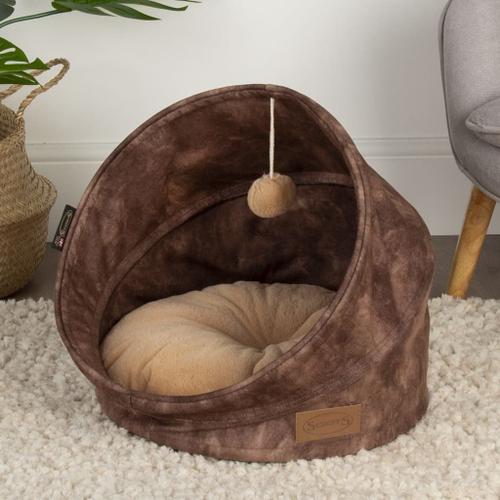 Scruffs & Tramps Lit Pour Chats Kensington 44x48 Cm Marron