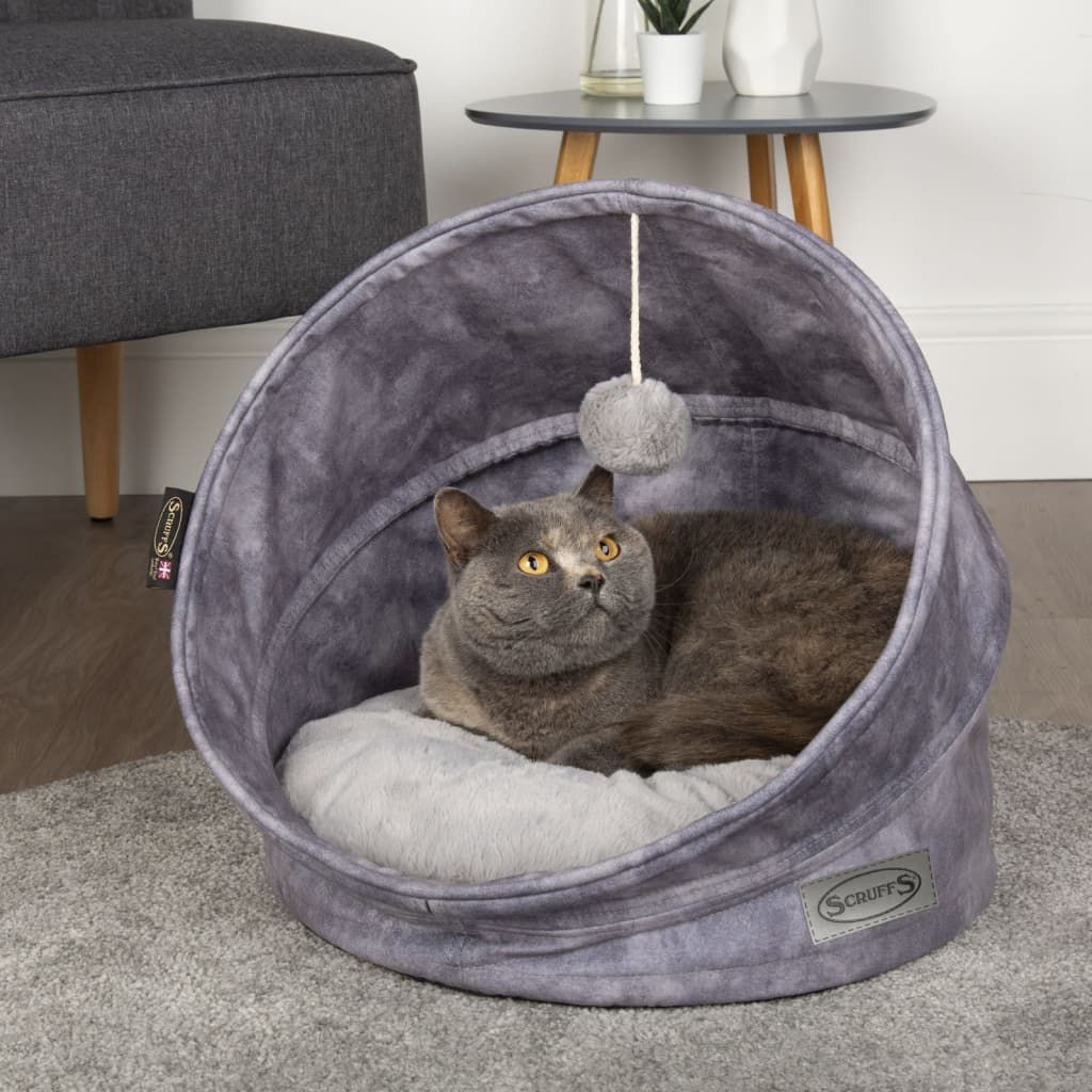 Scruffs & Tramps Lit Pour Chats Kensington 44x48 Cm Gris