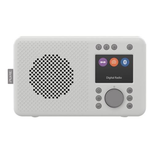 Pure Elan DAB+ - Radio portative DAB - 2.5 Watt - Aucun système d'exploitation fourni - gris pierre