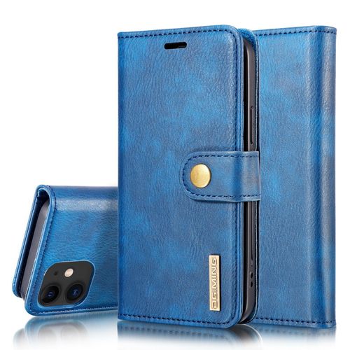 Coque Iphone 12 Mini,Etui Iphone 12 Mini,Etui Housse De Protection Magnétique À Deux Volets Iphone 12 Mini,Portefeuille Etui En Cuir Pu Premiumportefeuille Housse Pour Iphone 12 Mini,Bleu