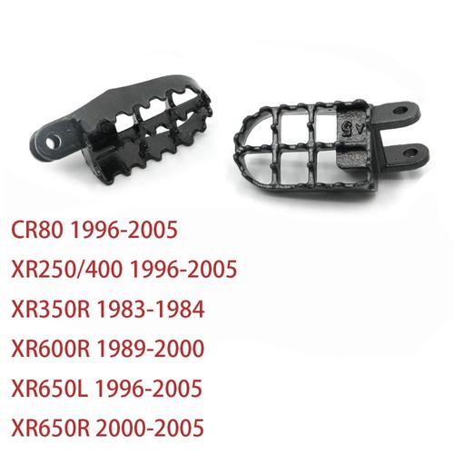 Repose Pieds En Acier Pour Honda Xr250 Xr 250 400 Cr80 Xr650l 96 05 Xr350r 83 84 Xr600r 89 00 Xr650r 00 05