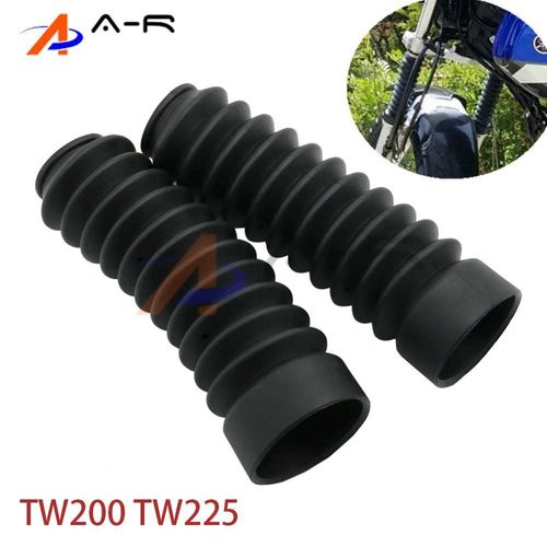 Fourchettes De Protection Avant En Caoutchouc Tw 200 225, Protection Contre Les Chocs, Guêtres, Bottes Gator Pour Yamaha Tw200 Tw225