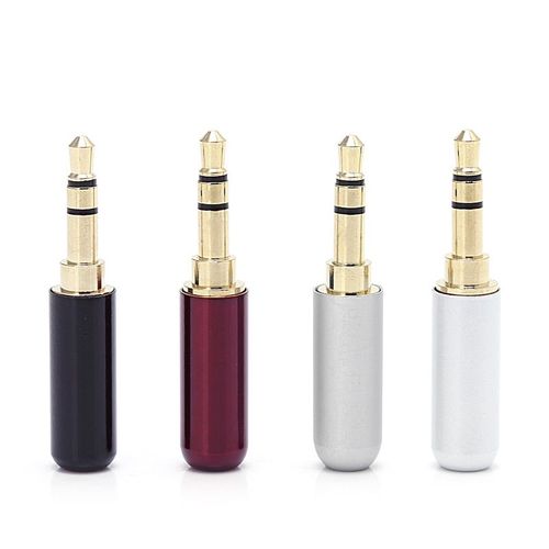 Prise De Casque Plaquée Or, 4x3 Pôles Audio 3.5mm, Connecteur Rca, Jack Stéréo