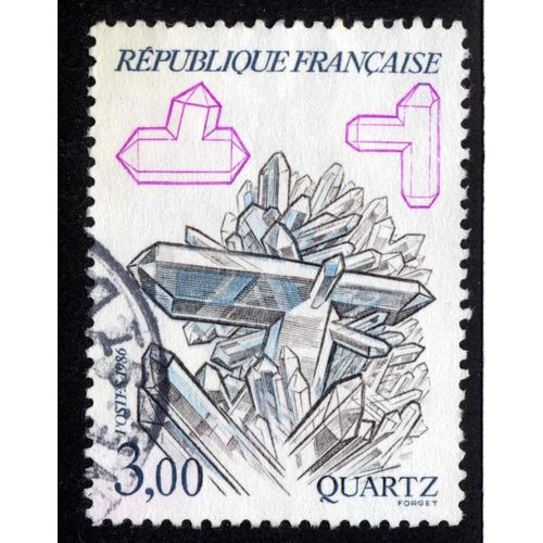 Timbre : 1986 Quartz,République Française,3,00.Postes