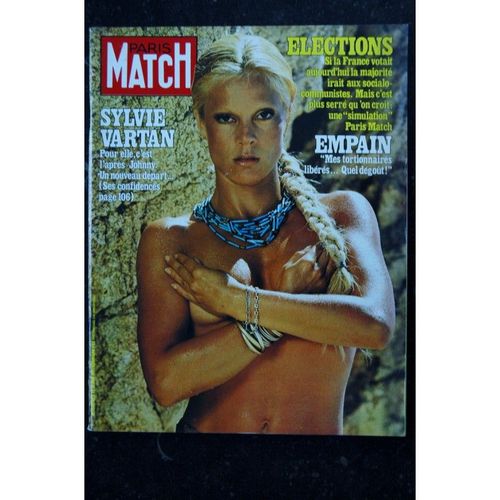 Paris Match N° 1672 Juin 1981 Cover Sylvie Vartan Alain Souchon Sean Connery Roger Moore Jean-Paul Belmondo La Callas