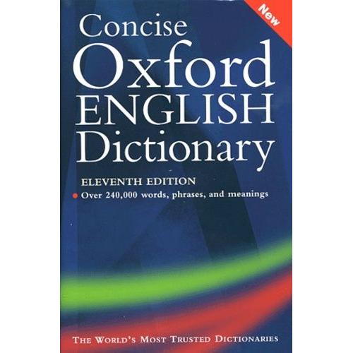 Concise Oxford English Dictionnary