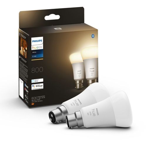 Ampoule Connectée Philips Hue X2 White B22