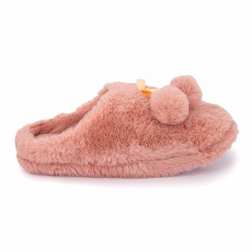 Chaussons Fausse Fourrure Pompon Antidérapant Claire Femme Les Petites...paris