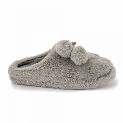 Chaussons Fausse Fourrure Pompon Antidérapant Claire Femme Les Petites...paris