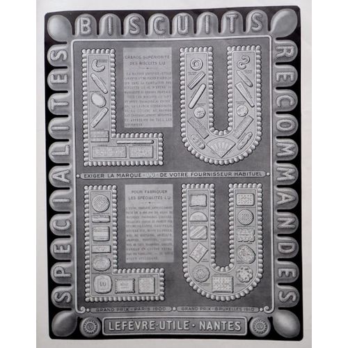 Publicite Papier Biscuits Lu Datant De 1933