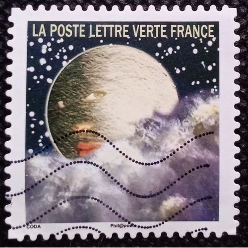France 2016 Timbre Oblitéré Yt 1335 - Carnet Correspondances Planétaires
