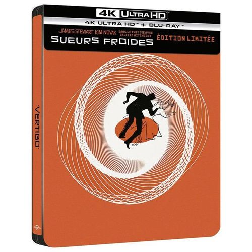 Sueurs Froides - 4k Ultra Hd + Blu-Ray - Boîtier Steelbook Limité