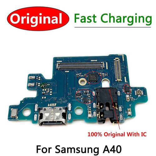 Pour Samsung A40 100% Original Nouveau Port De Charge Connecteur De Carga Câble Flexible Pour Samsung A40 Placa De Carga Dock Flex