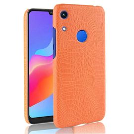 Élégant Classique Étui Pour Honor 8a Pro Compatibilité Housse De Protection Anti Éraflure Mode Classique D'alligator - Couleur Orange