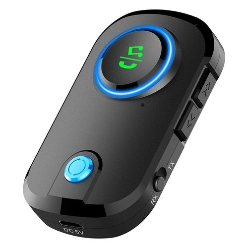 Récepteur Audio De Musique Sans Fil Bluetooth 5.0, 2 En 1, Streaming Automatique, A2dp, Casque, Adaptateur Aux, Connecteur, Micro, Voiture, Pc, Nouveau