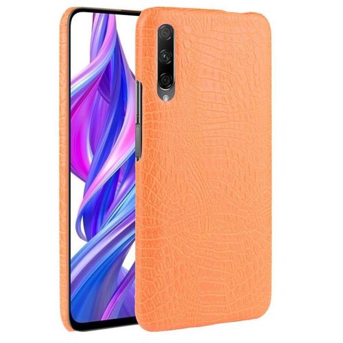 Étui Pour Classique Élégant Honor 9x Pro/Honor 9x Anti Éraflure Compatibilité Housse De Protection Mode Classique D'alligator - Couleur Orange
