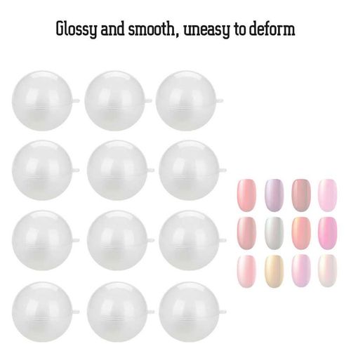 Boule De Décoration Rechargeable En Forme De Veilleuse, 12 Pièces, Bricolage, Pour Sapin De Noël, Célébrations, Fêtes, Nail Art