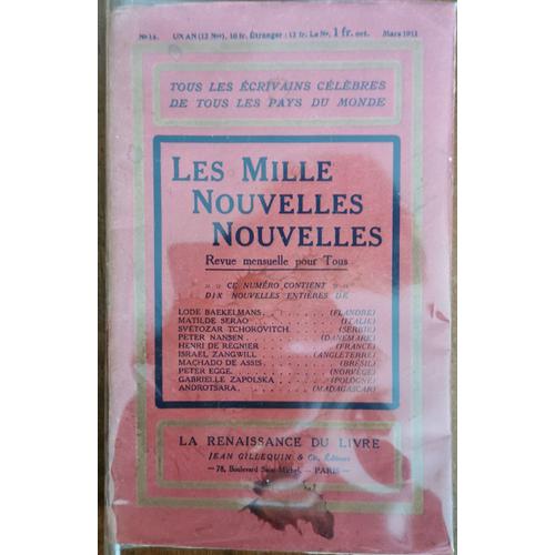 Mille Nouvelles Nouvelles N°14 Mars 1911