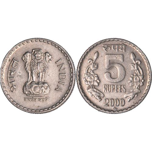 Inde - 2000 - 5 Roupies (Rupees) - L108