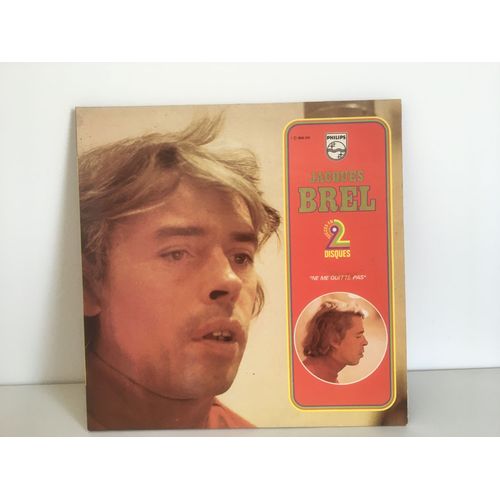 2 Disque Vinyles 33 Tours De Jacques Brel