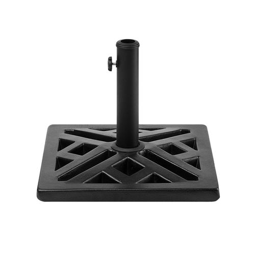 Socle De Parasol Chieti Noir Carré