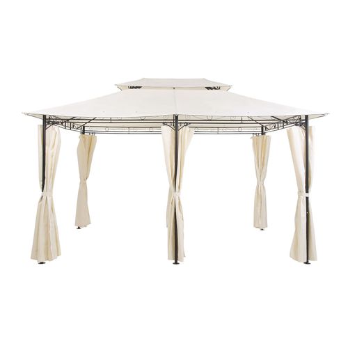Tonnelle De Jardin Carrée Beige 300 X 400 Cm Colos