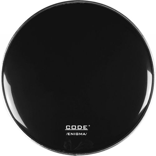 Code Drumheads Eblr22 - Peau De Résonance Enigma Grosse Caisse - 22" Black