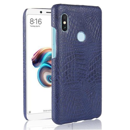 Xiaomi Redmi Note 5 Pro Étui Pour Classique Élégant Mode Classique D'alligator Housse De Protection Compatibilité Anti Éraflure - Bleu