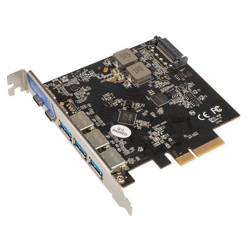 Akasa Adapterkarte, 2x Usb 3.1 Typ C, 3x Usb 3.1 Typ A, 10gbps