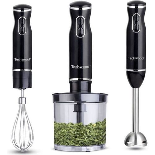 Mixeur Plongeant 3 En 1 600w Noir