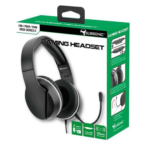 Subsonic - Casque Gaming Noir Avec Micro Pour Xbox Serie X - Accessoire Gamer Pour Xbox Serie X