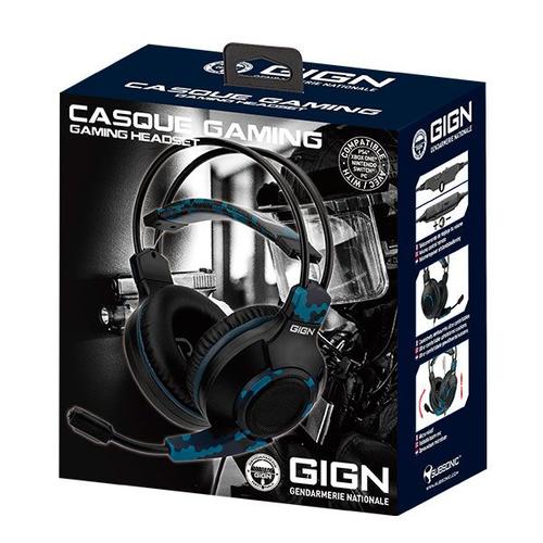 Gign - Casque Gaming 50 Mms Avec Micro Pour Ps5 - Xbox Serie X - Ps4 - Xbox One - Pc Nintendo Switch