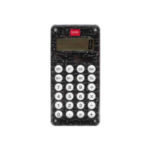 LEGAMI - Calculatrice de poche - panneau solaire, pile - math