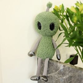 Poupée En Peluche Alien Pour Enfants, 38cm, 1 Pièce, Jouets Doux Et Amusants, Cadeau De Noël Créatif Pour Garçons Et Bébés