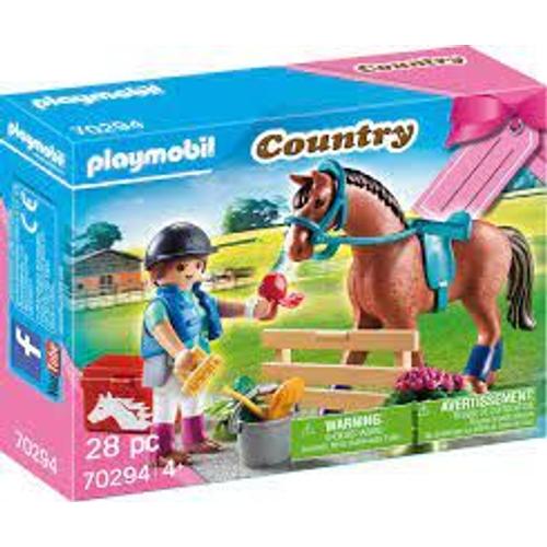 Playmobil Country 70294 Cavaliere cheval et accessoires Rakuten