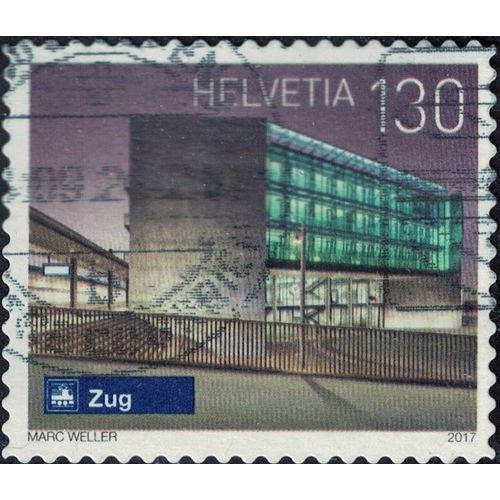 Suisse 2017 Oblitéré Used Railway Station Zug Gare Ferroviaire Zoug Su