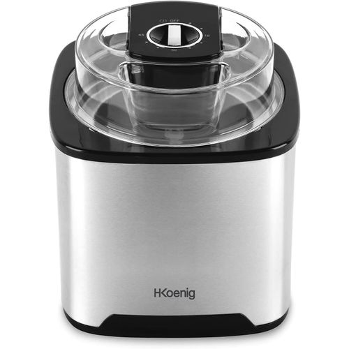 Sorbetière Électrique De 2l 12w Gris Noir