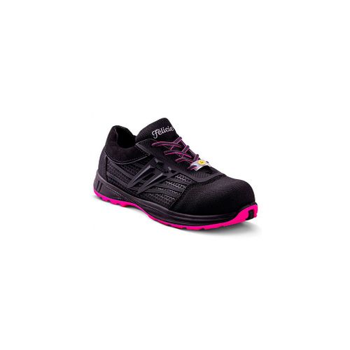 Baskets De Sécurité Eris S3 Sra Esd Noir Et Rose