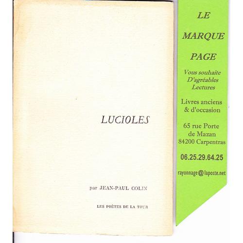 Lucioles - Poèmes