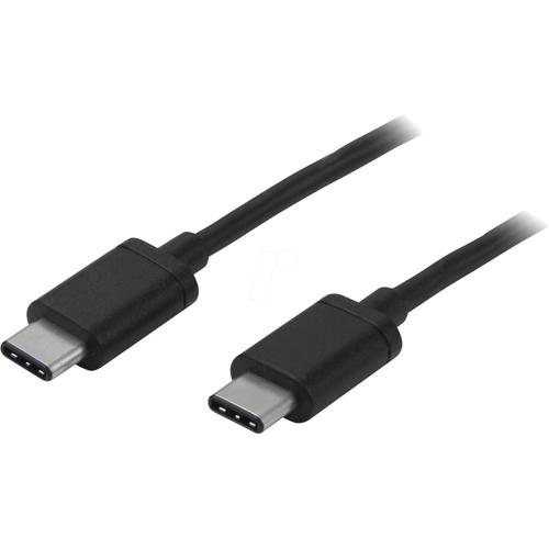 V7 - Câble USB - 24 pin USB-C (M) pour 24 pin USB-C (M) - USB 2.0 - 3 A - 2 m - noir