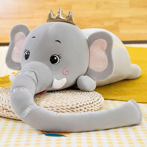 Oreiller en forme d'éléphant pour bébé - Peluche éléphant