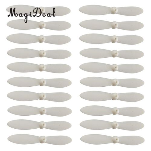 Jeu D'hélices De Remplacement, 20 Pièces, Vis À Air, Pour Cheerson Cx 10 Mini Drone Hélicoptère Rc, Accessoires Blancs-Générique